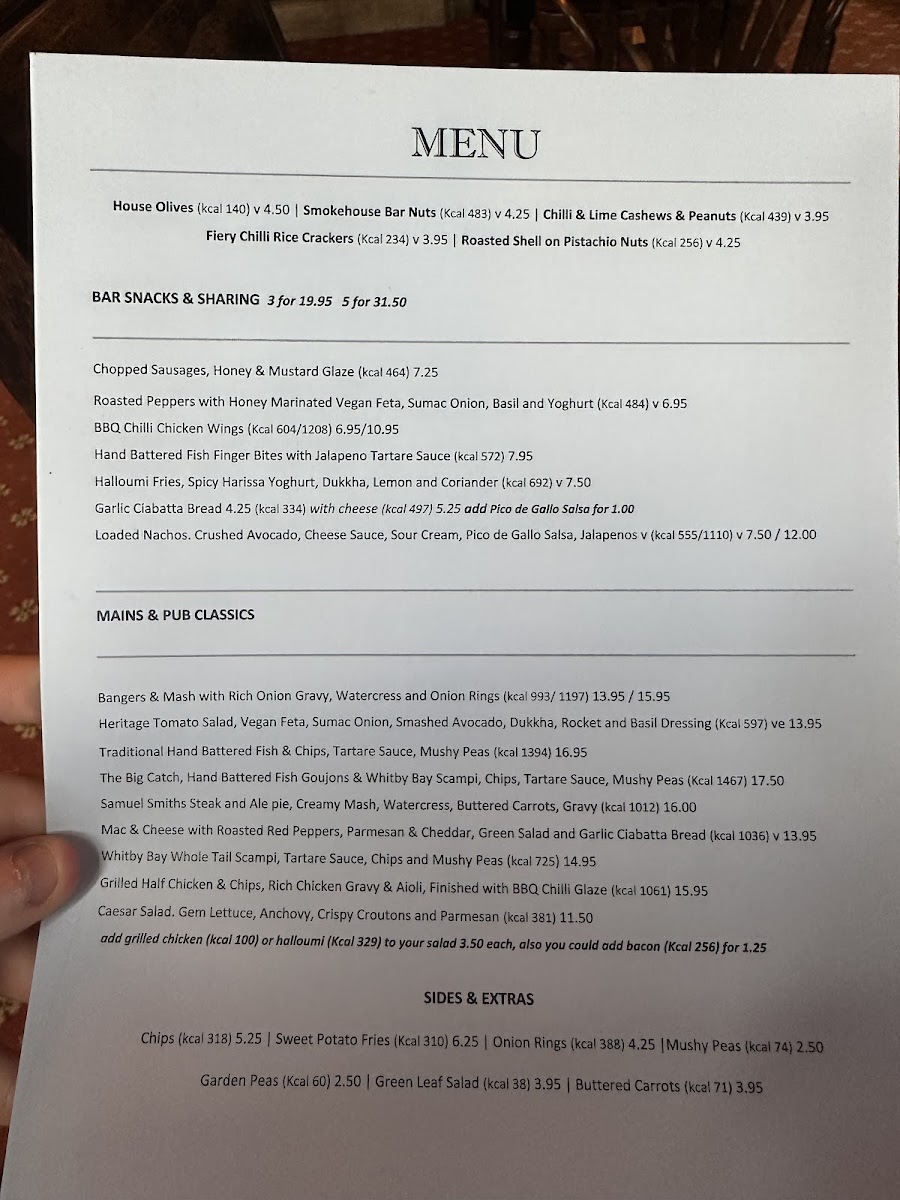 Angel In The Fields Menu - Image 2